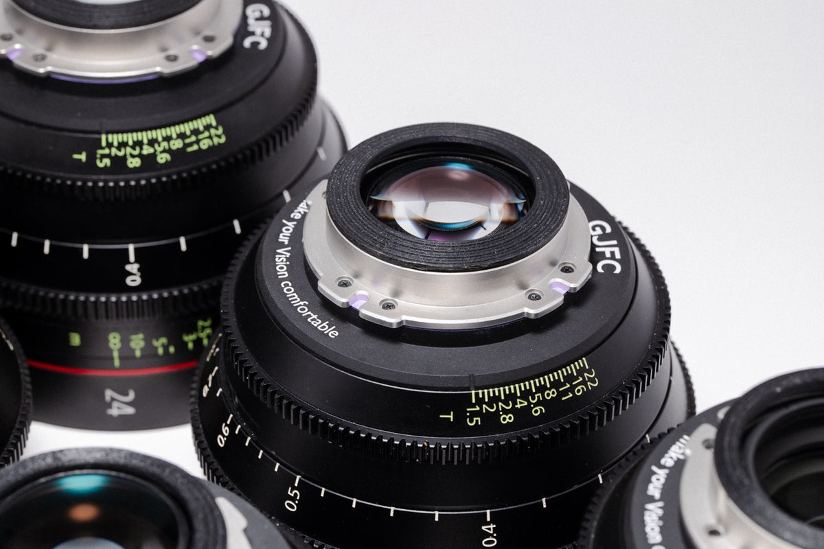 Set completo di ottiche Canon CN-E convertite in mount PL